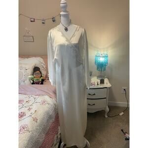 white vintage christian dior robe